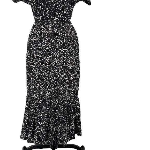 Milanzo Y2K 90s fitted hi-lo Ruffle dress. Gwen Stefani video look a like - Picture 6 of 15